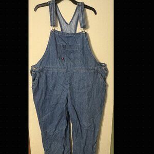 Dickies Blue Denim Overalls Men’s/Women’s Plus Size 3X Workwear Carpenter Bib